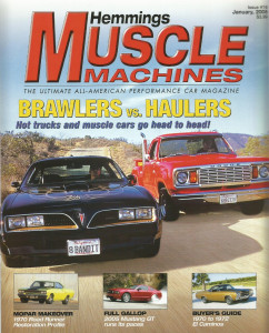 HEMMINGS MUSCLE MACHINES 2005 JAN - PICKUPS vs. CARS